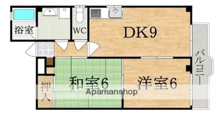 ブロッサム真菅【1階】の間取り
