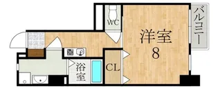 アサヒロイヤルパレス【6階】の間取り