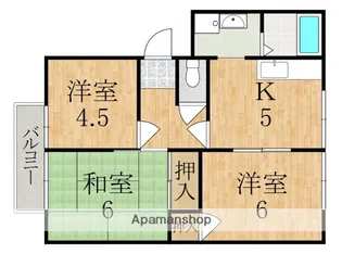 フレグランス【2階】の間取り