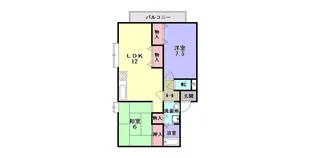 ラークハイムⅡ【1階】の間取り