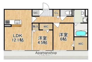 萩I【2階】の間取り