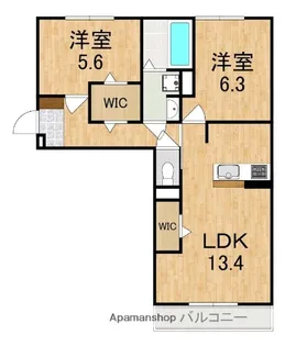 プラミシア【3階】の間取り