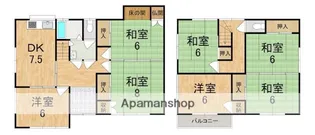 奈良県北葛城郡上牧町米山台3丁目【一戸建】の間取り