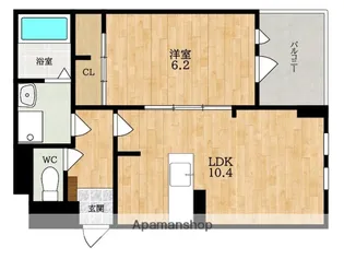 奈良県奈良市杏町【アパート】の間取り