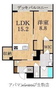 シャーメゾンフゥ【1階】の間取り