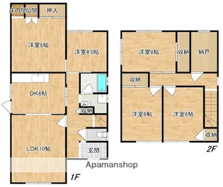 奈良県生駒郡平群町緑ケ丘4丁目【一戸建】の間取り
