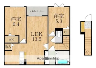 ヴェルデ ルーチェ【2階】の間取り