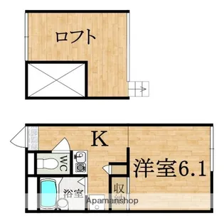 レオパレスMIMINASHI【1階】の間取り