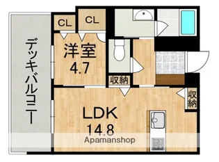 ジェイエイチエスプレミア西大寺【1階】の間取り