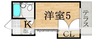 アートハウスなら【1階】の間取り