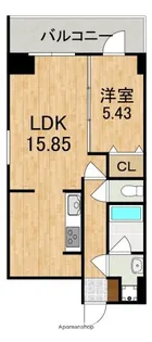 SAIDAIJI TERRACE【5階】の間取り