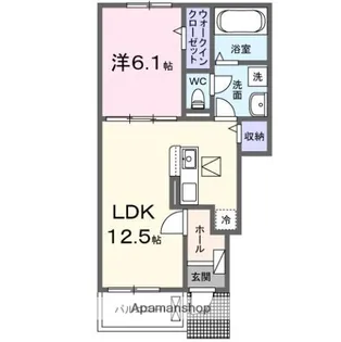 エスタシオンコート【1階】の間取り