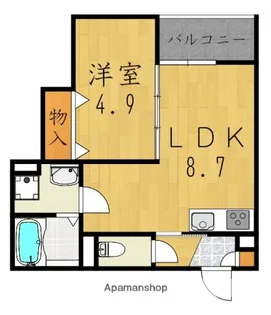 クレアール五位堂【1階】の間取り
