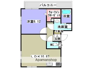 リビングタウン天理A棟【1階】の間取り