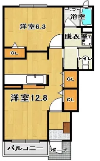 プロミネント【1階】の間取り