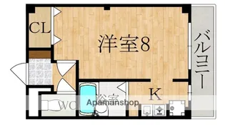 1Kの間取り画像