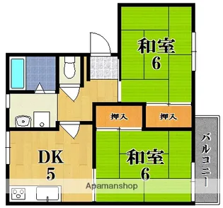 リバープラザ【1階】の間取り