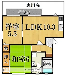 メゾン・ド・ソフィア【1階】の間取り