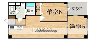 般若寺マンション【1階】の間取り