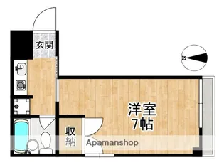 雅叙園ハイツ【2階】の間取り
