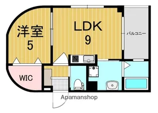 奈良県天理市田井庄町【マンション】の間取り