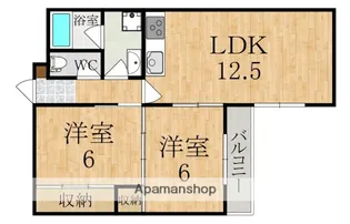 CORTESE天理【5階】の間取り