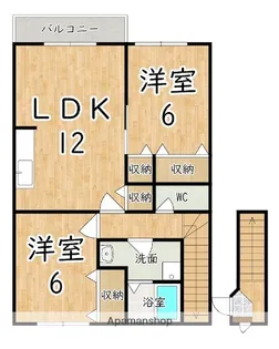 サンクレスト【2階】の間取り