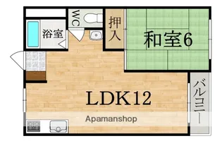 奈良コーポラス【5階】の間取り