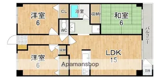 VISTA IMANISHI【3階】の間取り