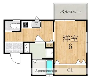 サンフローラ【2階】の間取り