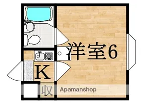 ロイヤル高田【2階】の間取り