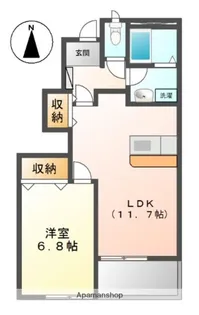 フォルムフィールド・コート【1階】の間取り
