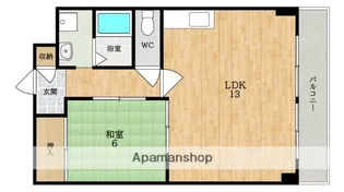 ヴィエンシャトレー小池【2階】の間取り