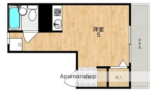 プレジール筒井【1階】の間取り