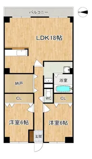 エクセルコート奈良南【3階】の間取り