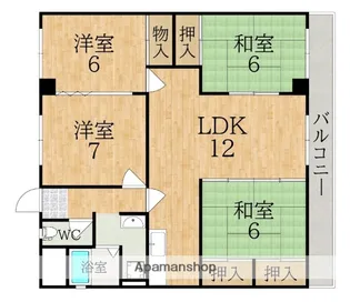 貞光ビル【3階】の間取り