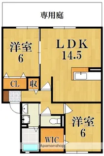 グリーンフィールドB棟【1階】の間取り