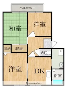 プリメールB棟【1階】の間取り