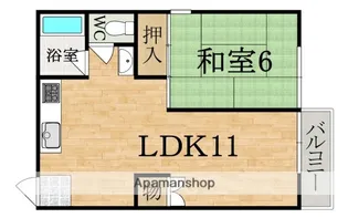 パオ今辻子【1階】の間取り