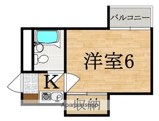 ディアコート奈良【2階】の間取り