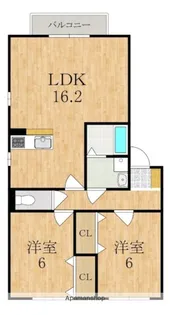 セラヴィ【2階】の間取り