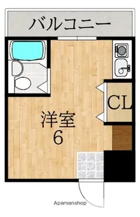 シティパレス21学園前【2階】の間取り