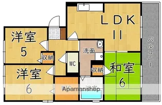 ソシアB【3階】の間取り