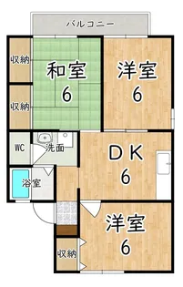桑の実ハッピーハウス【1階】の間取り