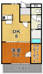 アンソレイエ【1階】の間取り