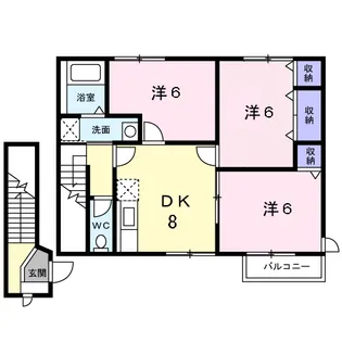 ベル・アルカンシエルⅠ【2階】の間取り