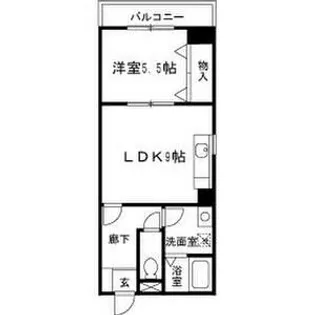 シオン平城山【6A号室】の間取り