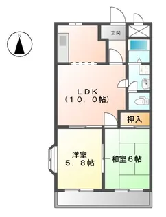 エスポワール神宮【202号室】の間取り