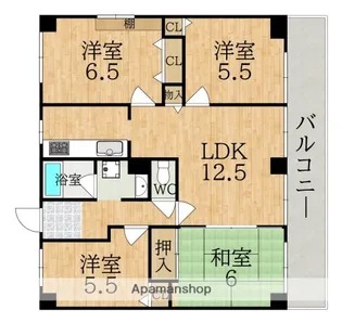 パークヴィレッジ学園前【3階】の間取り