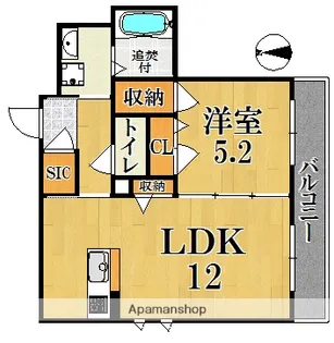 プラン ドゥ ボーテ【3階】の間取り